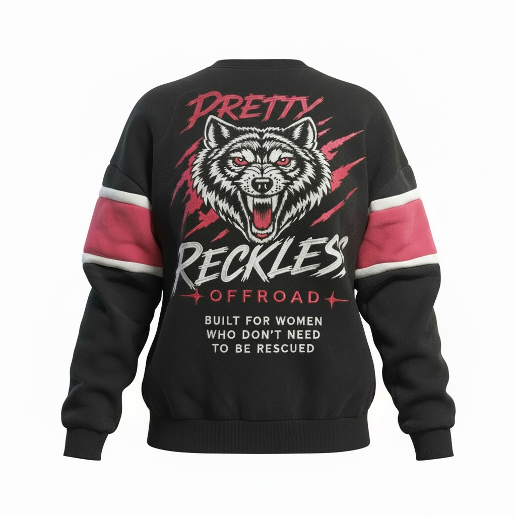 Pretty Reckless Oversized Crew Neck Jumper