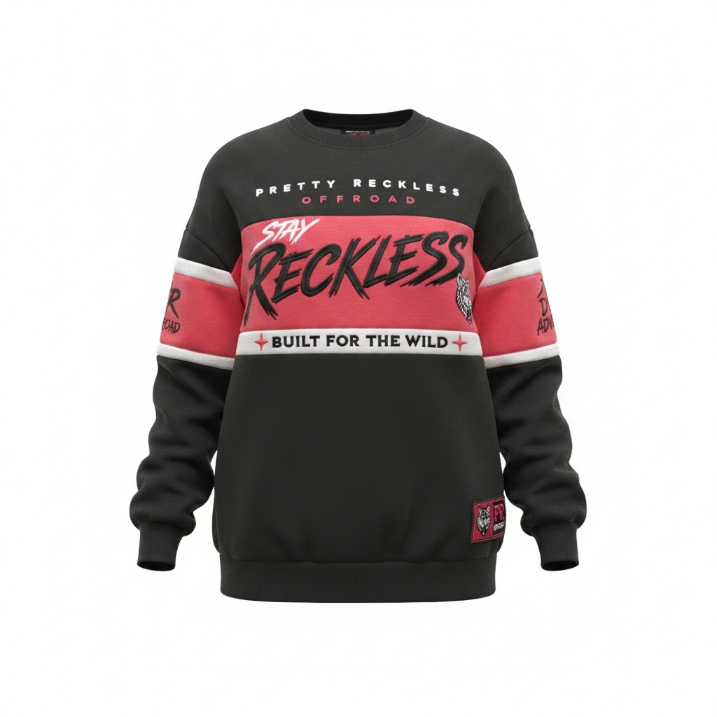 Pretty Reckless Oversized Crew Neck Jumper